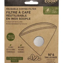 Gifi Conservation Alimentaire^Filtre à café réutilisable en inox souple