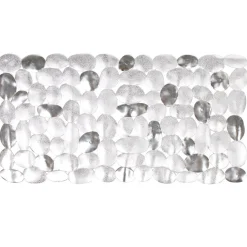 Fond de douche design galets gris brillant^Gifi New