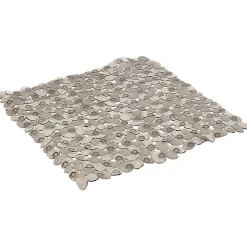 Fond de douche en pvc gris effet galets^Gifi Outlet