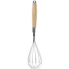 Gifi Préparation Culinaire^Fouet de cuisine en inox avec manche en bois