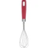 Gifi Préparation Culinaire^Fouet de cuisine en inox manche en polypropylène rouge