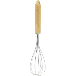 Gifi Préparation Culinaire^Fouet de cuisine inox avec manche en bois