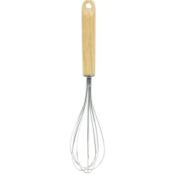 Gifi Préparation Culinaire^Fouet de cuisine inox avec manche en bois