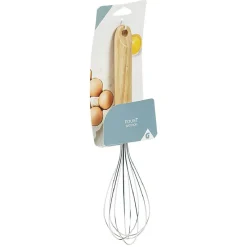 Gifi Préparation Culinaire^Fouet de cuisine inox avec manche en bois