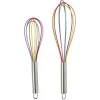 Gifi Préparation Culinaire^Fouet silicone et inox x2