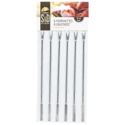 Gifi Préparation Culinaire^Fourchettes à crustacés x6