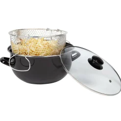 Gifi Petit Électroménager^Friteuse avec panier et couvercle