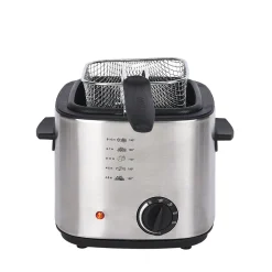 Gifi Petit Électroménager^Friteuse et fondue en inox gris