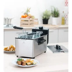 Gifi Petit Électroménager^Friteuse inox Homday 3 L