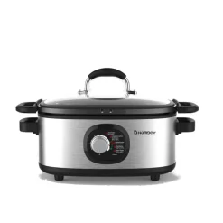 Gifi Petit Électroménager^Friteuse multicuiseur Homday 6en1 inox grise et noir