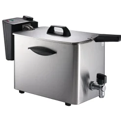 Gifi Petit Électroménager^Friteuse semi professionnelle Cuisilux avec robinet 4L