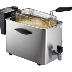 Gifi Petit Électroménager^Friteuse semi professionnelle Cuisilux avec robinet 4L