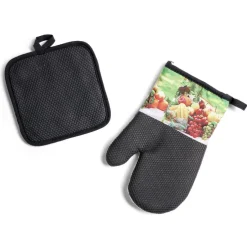 Gifi Préparation Culinaire^Gant de cuisine manique motifs chats