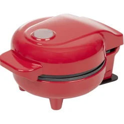 Gifi Petit Électroménager^Gaufrier rouge et noir 550W