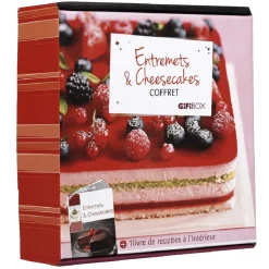Gifi Préparation Culinaire^box entremets et cheesecakes 9 pièces