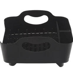 New Égouttoir à vaisselle 3 compartiments noir Entretien Du Linge