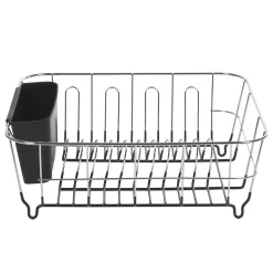 Gifi Rangement De Cuisine^Égouttoir à vaisselle gris et noir