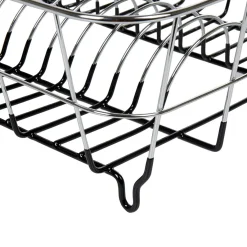 Gifi Rangement De Cuisine^Égouttoir à vaisselle gris et noir