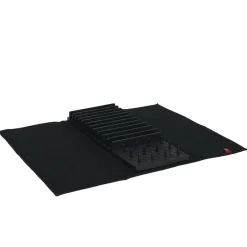 Gifi Rangement De Cuisine^Égouttoir avec tapis pliable noir 11 rangées 12 picots