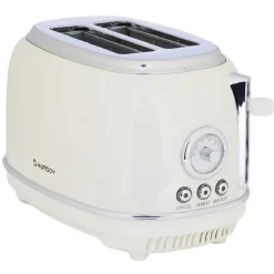 Gifi Petit Électroménager^Grille pain Homday retro blanc crème