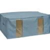 Sale Housse de rangement pour vêtements Bleu - L65 x l45 x H27 cm Entretien Du Linge