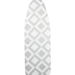 Best Housse de table à repasser design graphique blanc gris 135x45 cm Entretien Du Linge