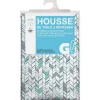 Hot Housse de table à repasser design graphique vert gris 140x55 cm Entretien Du Linge