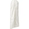 Best Housse de vêtements motif triangle beige et blanc Rangement