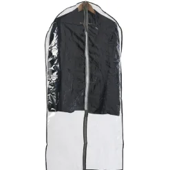 Best Housse pour vêtements transparent bord gris x3 Rangement