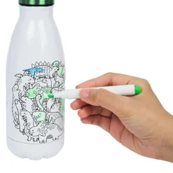 Gifi Conservation Alimentaire^Kit gourde isotherme 350mL à colorier avec 6 marqueurs