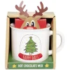 Gifi Préparation Culinaire^Kit mug de Noël préparation chocolat chaud