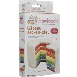 Gifi Préparation Culinaire^Kit préparation gâteau arc-en-ciel