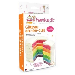 Gifi Préparation Culinaire^Kit préparation gâteau arc-en-ciel