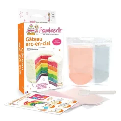 Gifi Préparation Culinaire^Kit préparation gâteau arc-en-ciel