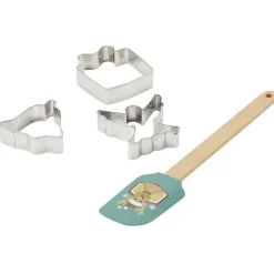 Gifi Préparation Culinaire^Kit spatule Noël avec emporte pièces x2