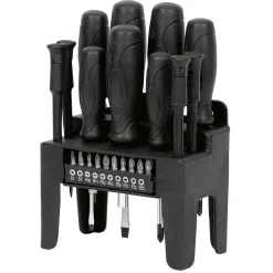 Kit tournevis 11 manches et 10 embouts magnétiques^Gifi Best