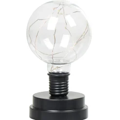 Lampe ampoule transparent et noir^Gifi Sale
