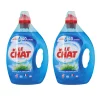 Discount Lessive liquide Le Chat 80 lavages 2 x 2L Entretien Du Linge