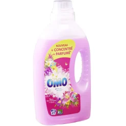 Lessive liquide OMO 27 lavages fleurs des tropiques et magnolia Entretien Du Linge