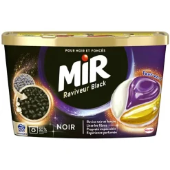 New Lessive liquide Pods Mir raviveur Noir 270g - 20 lavages Entretien Du Linge
