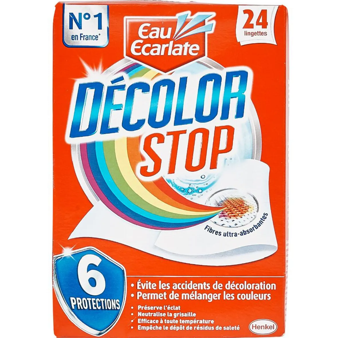 Hot Lingette Décolor Stop anti décoloration x24 Entretien Du Linge