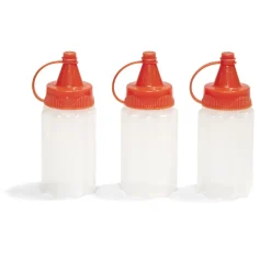Gifi Préparation Culinaire^Lot de 3 bouteilles pour sauce 30ml