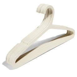 Best Lot de 25 cintres en paille de blé brun 43x21,5cm Rangement