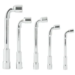 Lot de 5 clés à pipe Ø8/10/12/13/17mm métal gris^Gifi Hot