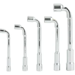 Lot de 5 clés à pipe Ø8/10/12/13/17mm métal gris^Gifi Hot