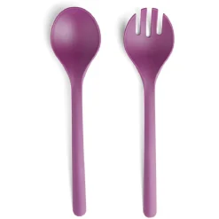 Gifi Préparation Culinaire^Lot de 2 couverts à salade en plastique - 3 coloris