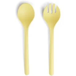 Gifi Préparation Culinaire^Lot de 2 couverts à salade en plastique - 3 coloris