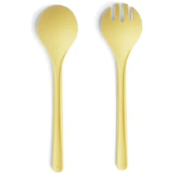 Gifi Préparation Culinaire^Lot de 2 couverts à salade en plastique - 3 coloris