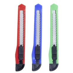 Lot de 3 cutters de précision vert/bleu/rouge^Gifi Outlet