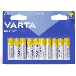 Lot de 10 piles LR06 AA Varta Energy^Gifi Online